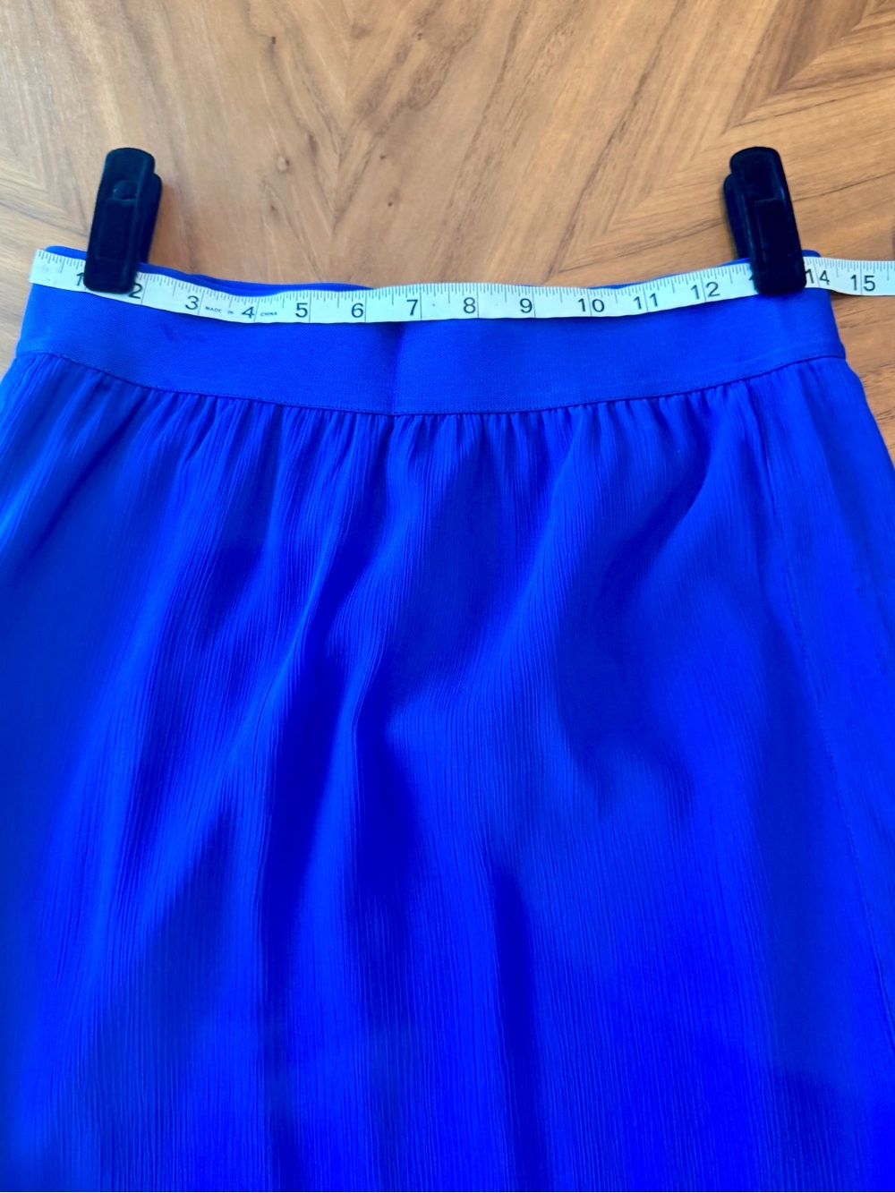 Ann Taylor Cobalt Royal Blue Maxi Skirt | Small Petite - Picture 7 of 10